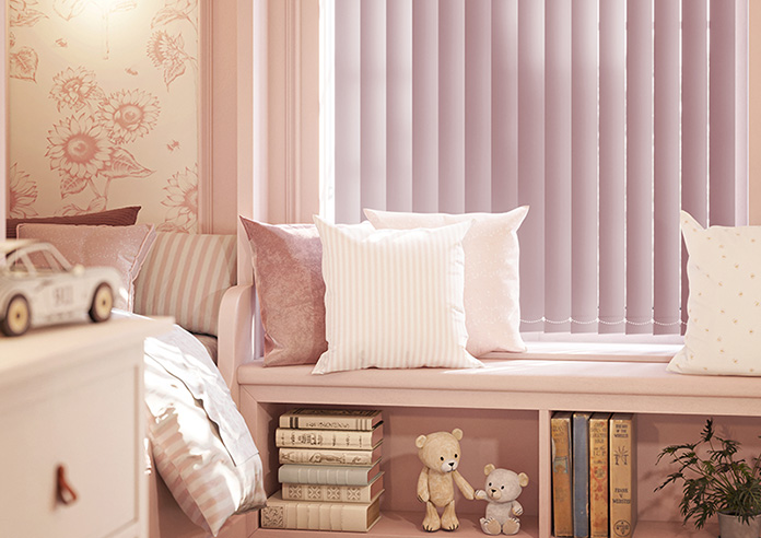 Trinity (Blackout), Soft Pink - Vertical Blind - Image 5